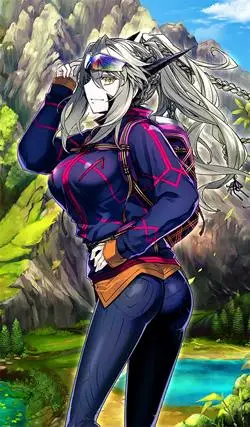 fgo英灵旅装:黑枪呆礼装原画