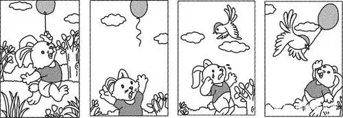 二年级看图写话《气球又回来了》