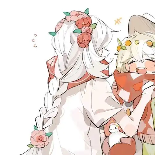 wechat动漫闺蜜头像