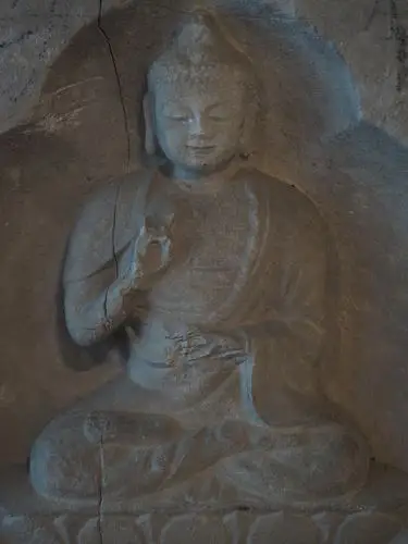 明青石雕四面佛像苏州古代石刻艺术博物馆藏