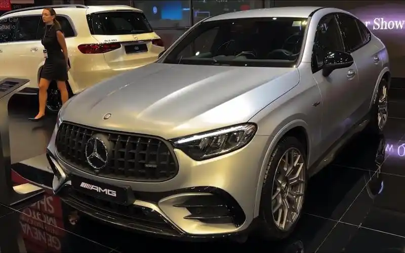 2024奔驰amg glc 63 s轿跑车排气声浪内饰外观细节