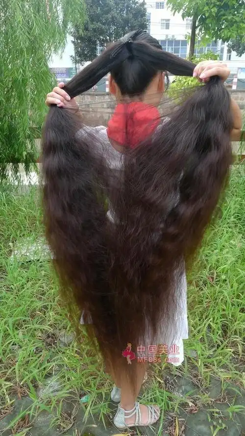 剪下小妹子的超长辫子(5)