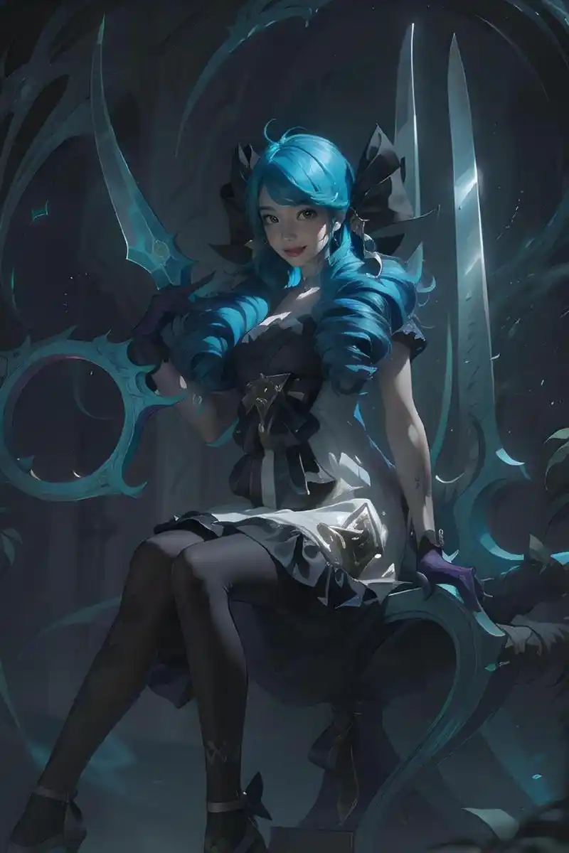 英雄联盟·格温这么可爱的女孩子不会有人不喜欢吧