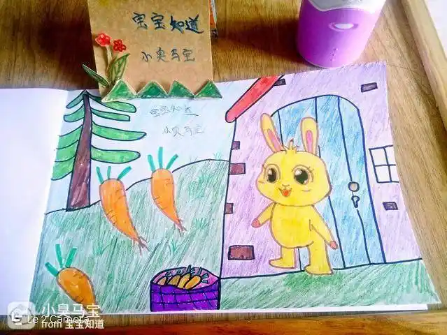 自制简易绘本简笔画