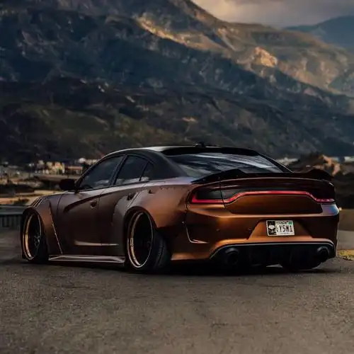 道奇charger,宽体战马改装,太惊艳不忍直视