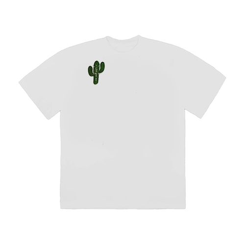 travisscottcactusjackbadgetee刺绣仙人掌logo短袖t恤