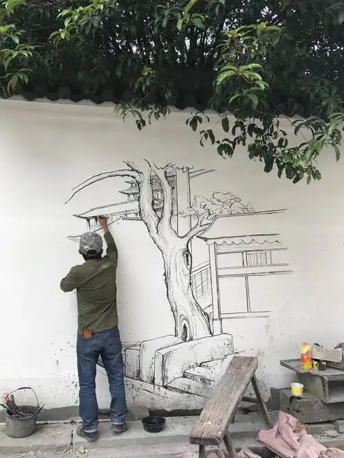 墙面绘画