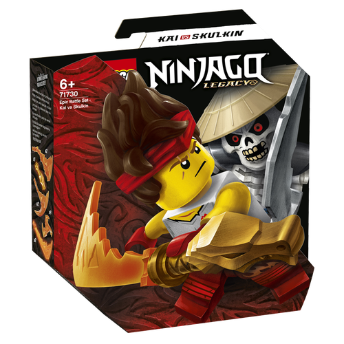 乐高lego积木幻影忍者系列凯大战骷髅军71730男孩拼插积木玩具