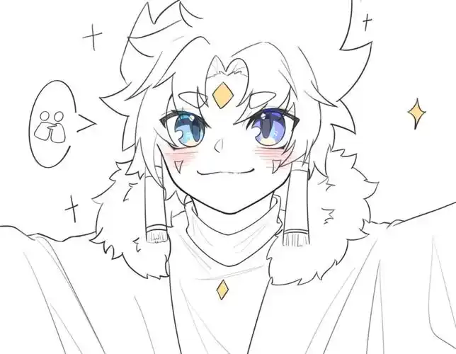 光遇  #sky光遇  #procreate  #绘画  #鸟狮  #白鸟  #狮子