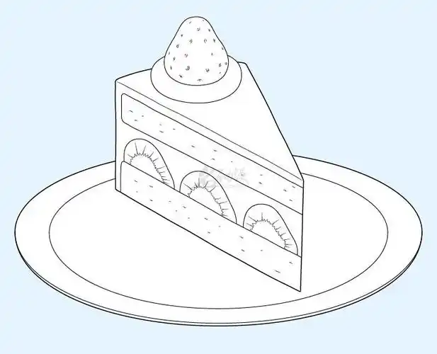 怎样画草莓蛋糕初学者画草莓蛋糕步骤图