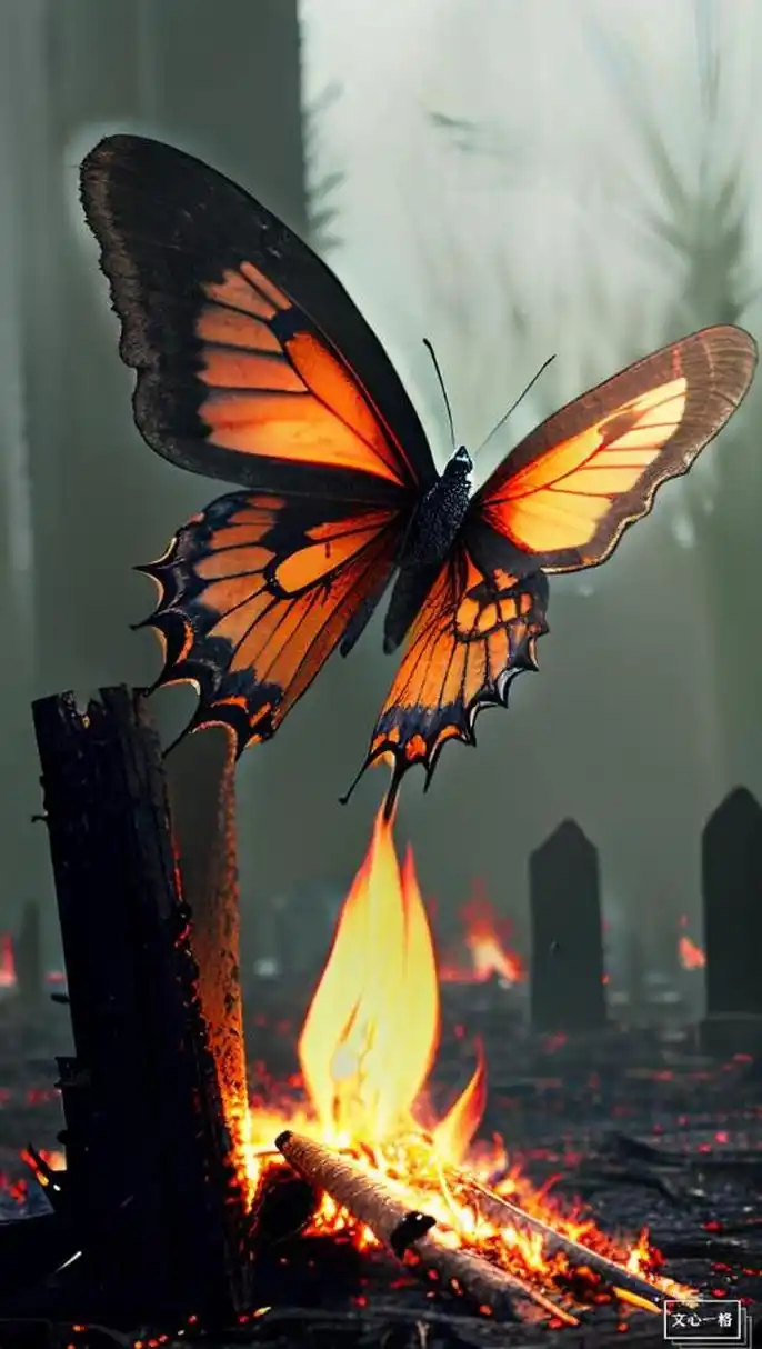 总是好奇飞蛾扑火到底是怎么样的一个情形,这不,蝴蝶扑火来了,这感觉