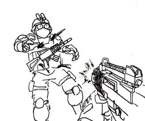 32张战争简笔画图片8刺刀的简笔画步骤战争简笔画过程战争简笔画士兵