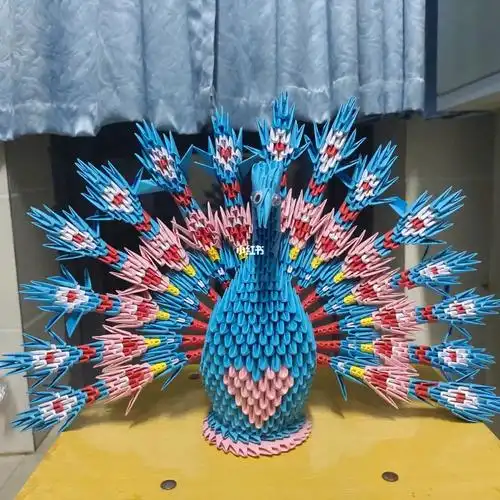 手工三角插作品哦