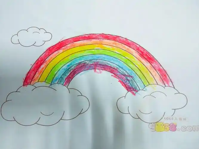 彩虹画好了