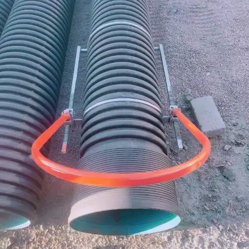 hdpe双壁波纹管拉紧安装通用型拉管连接器网红手动对接管工具