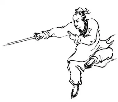 武林高手简笔画 - 简单简笔画