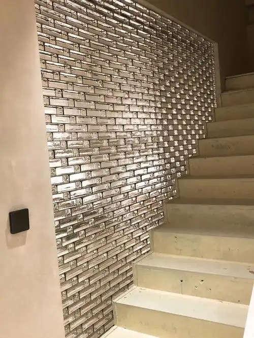 定制云雾玻璃砖隔断墙方形实心空心水晶砖卫生间隔断墙透明背景墙sn