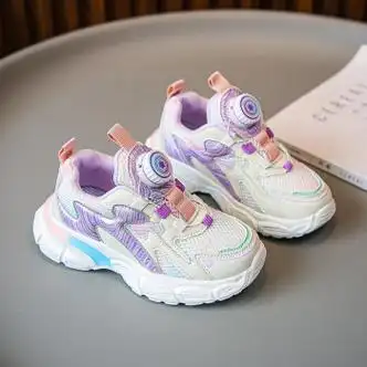 江博士drkong童鞋女童新款秋款夏季网鞋网面中大童时尚网儿童扭扭运动