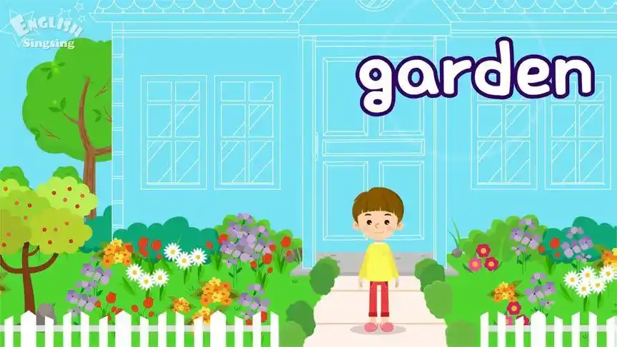 英语单词学习-房子(五)花园 garden#英语学习##学单词