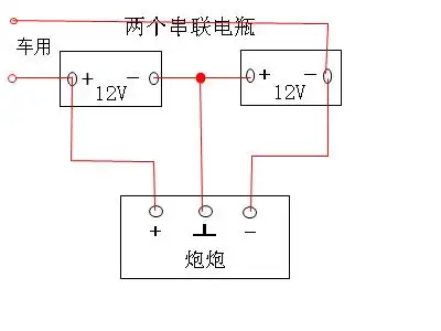 我的车是24v双电瓶如何接电脑低音炮呢,低音炮是交流电12v