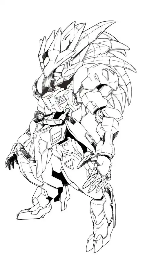 超级赛亚人之三 巴巴托斯|插画|商业插画|路过的owen