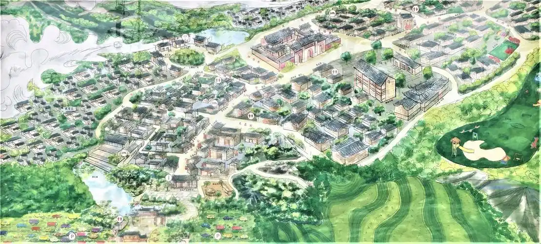 庄稼地里长出的"古镇"