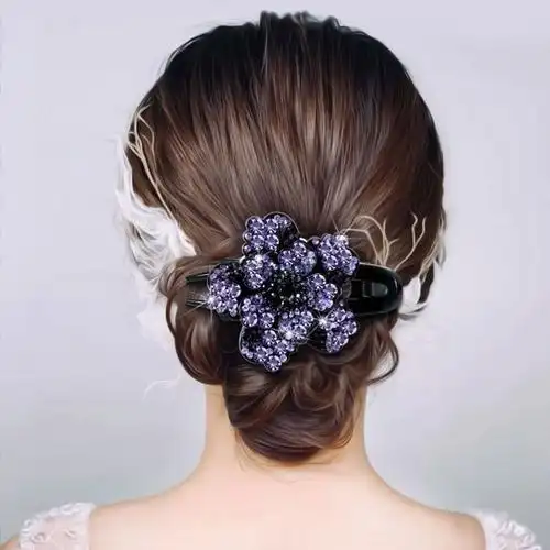 抓夹夏后脑勺头发夹子头饰妈妈款发卡鸭嘴夹盘发神器大号抓发夹女