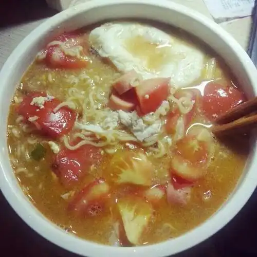 番茄鸡蛋方便面