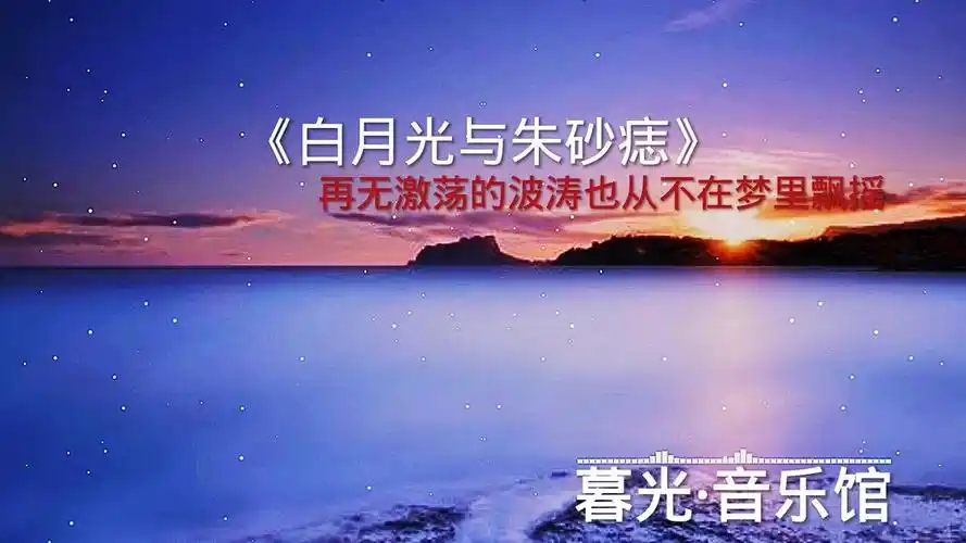 白月光与朱砂痣