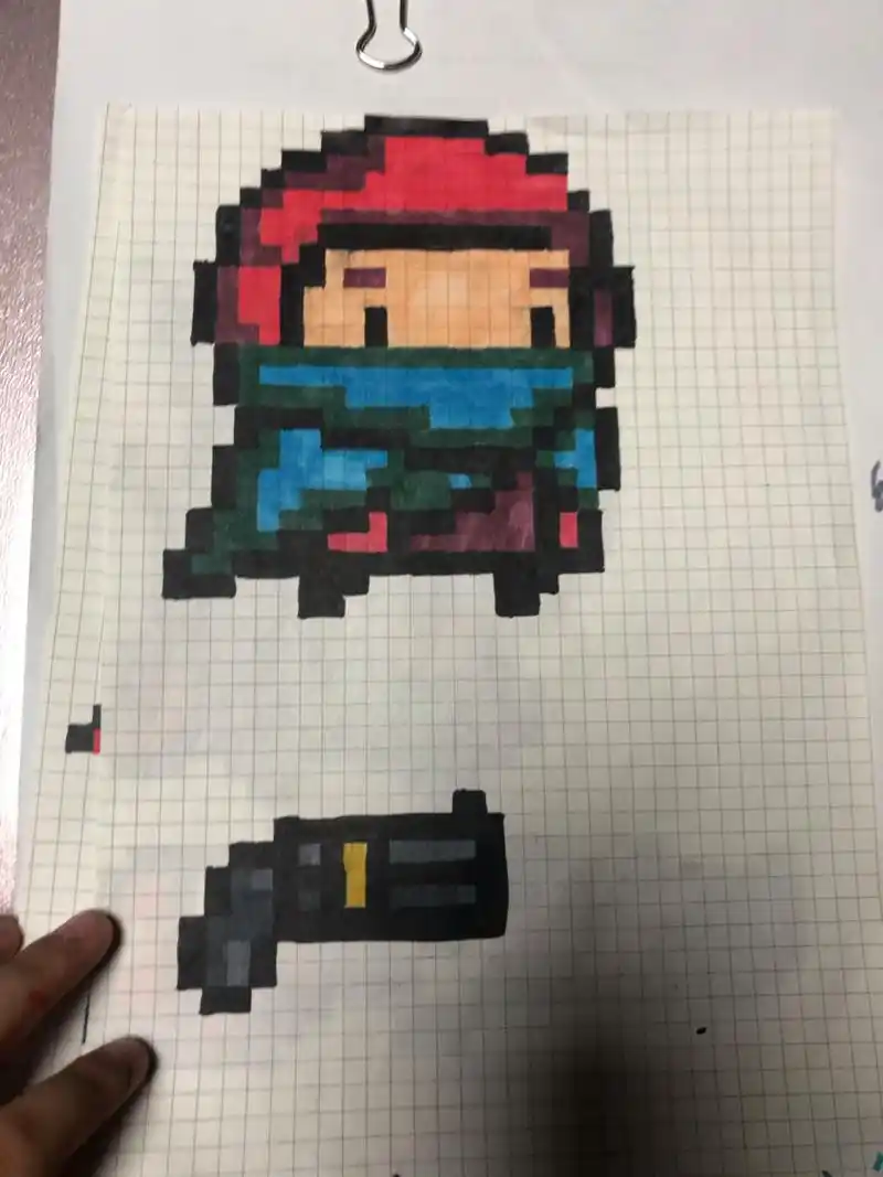 元气骑士像素画 哈哈,太水了.不喜勿喷