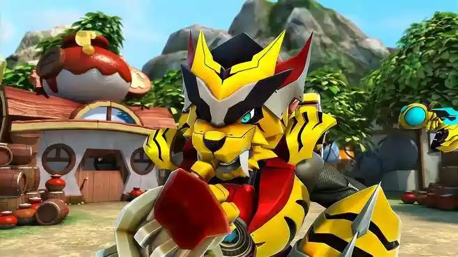 猪猪侠:铁拳虎品尝蜂蜜,不料被众多蜜蜂追着跑,真是太惨了-母婴亲子