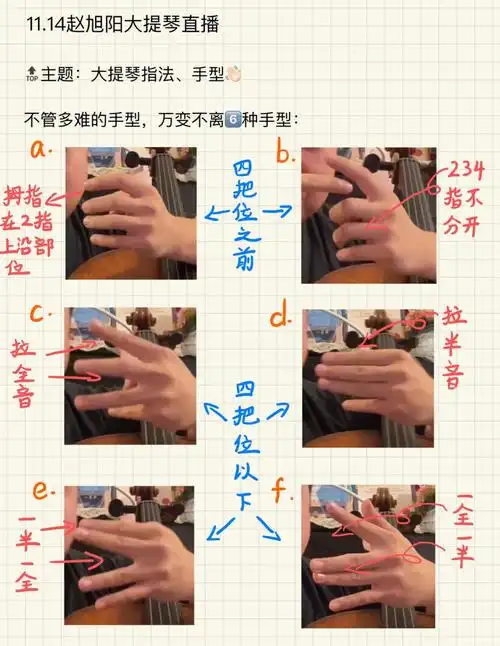 鹿鹿cello1114赵旭阳大提琴直播笔记