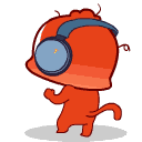 听音乐动态可爱动态表情_搞笑qq表情_搞笑qq表情图片大全_搞笑图吧