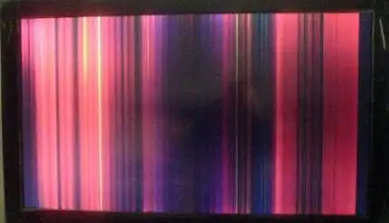 液晶电视出现彩色条纹是什么问题?