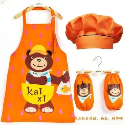 小孩围裙儿童围裙女宝宝图片