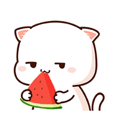 蜜桃猫表情包 图源微博 作者不觉晓晓