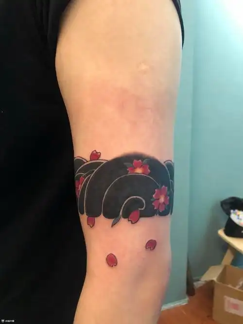 传统臂环_纹身图案手稿图片_周延的纹身作品集