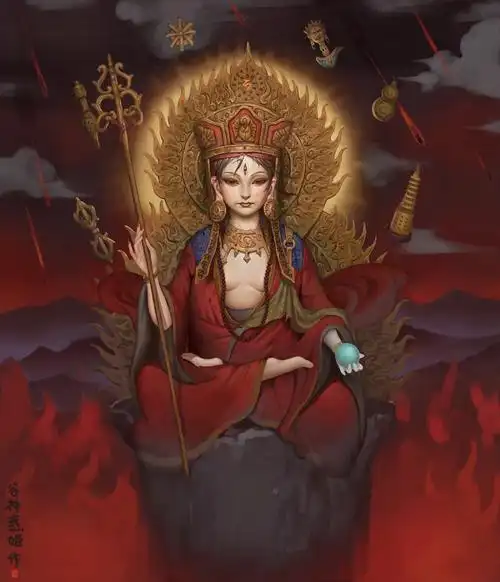 p站画师作品南无大愿地藏王菩萨