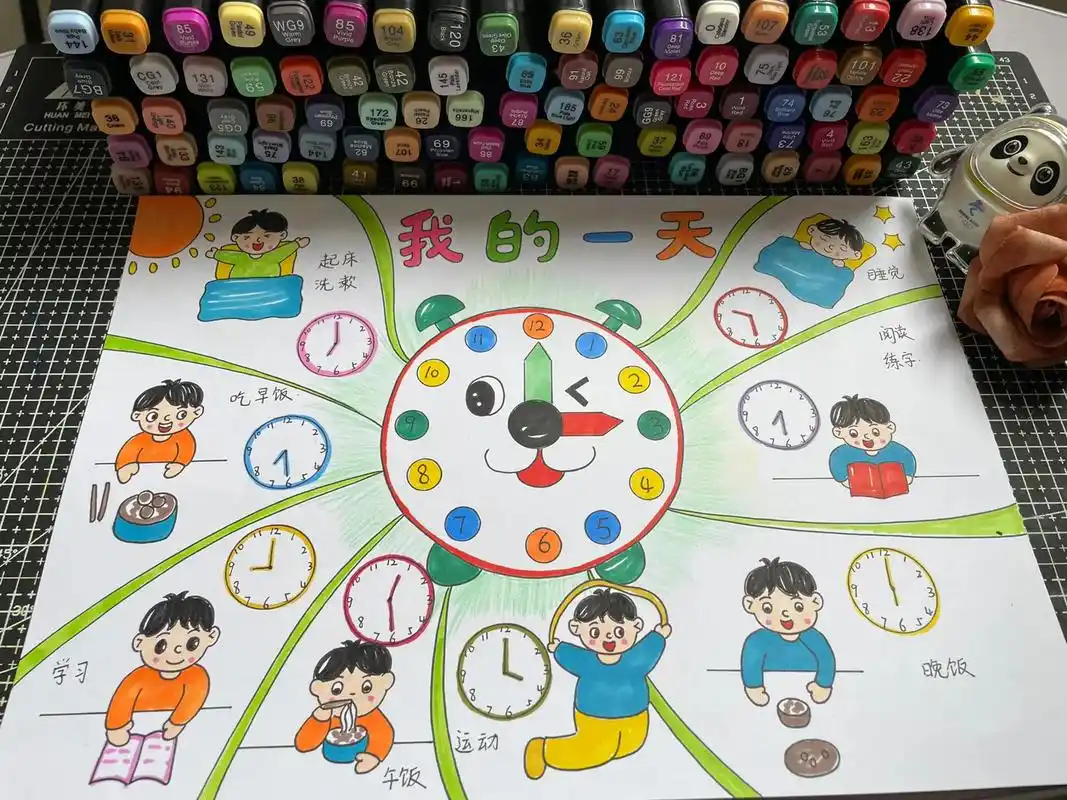 二年级我崇拜的人一天的生活时间表 - 抖音