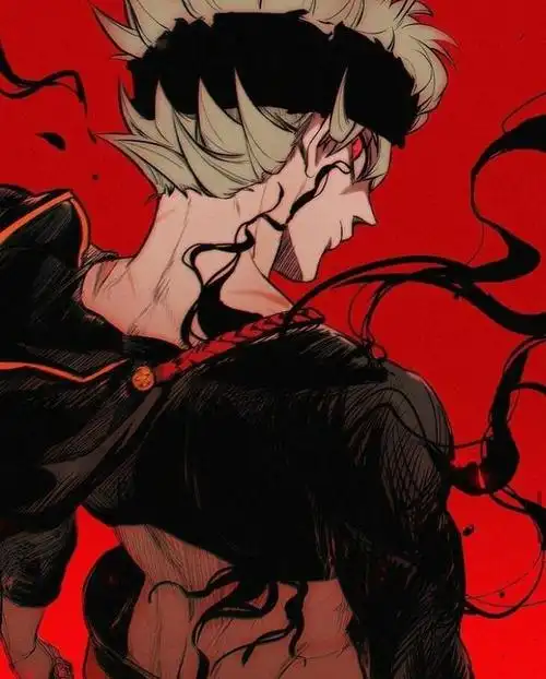 "黑色五叶草-没有天生魔力,那就加倍努力"