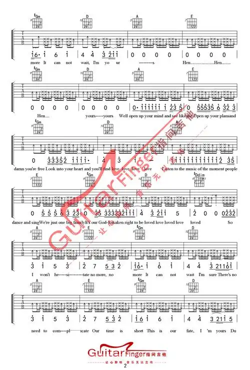 imimyours吉他谱我是jasonmraz的完整吉他指法谱txt