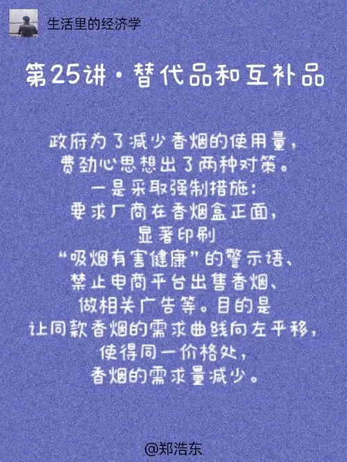 替代品和互补品的含义是什么