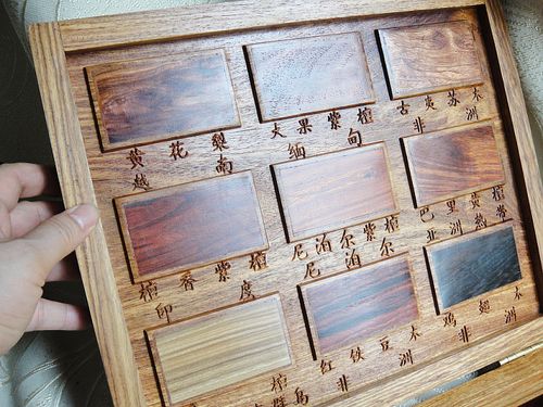 十九常用古典家居红木鉴赏标本黄花梨酸枝檀木木雕