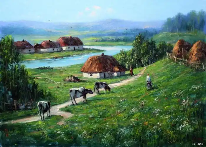 牧场(瓦.普罗兹科)50x70