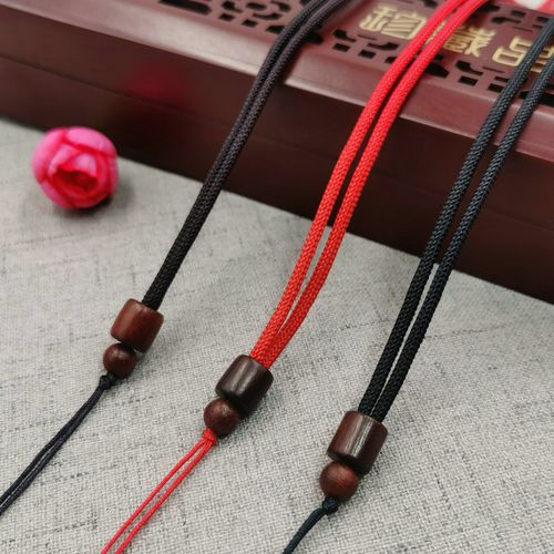 吊坠链子单买2条装手工编织挂脖挂绳翡翠玉牌玉佩项链绳子可调节