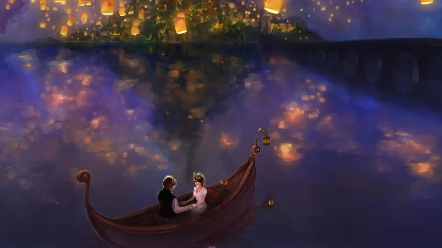 王子和公主的浪漫爱情唯美意境壁纸