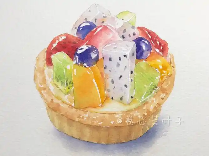 水彩甜品系列