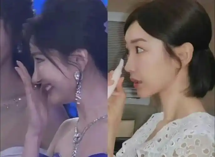 但随着后续登上红毯,加上很多不同角度的照片一对比,大家会发现毛晓彤