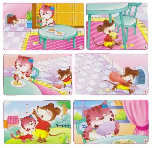 英语能力强的帮忙解答·一下这幅看图说话吧 要把这图的教育含义说