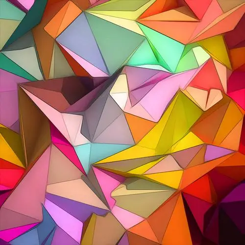 时尚三角形背景